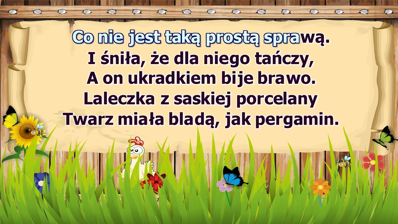 Majka Jeżowska - Laleczka z saskiej porcelany - z linią melodyczną ( karaoke )