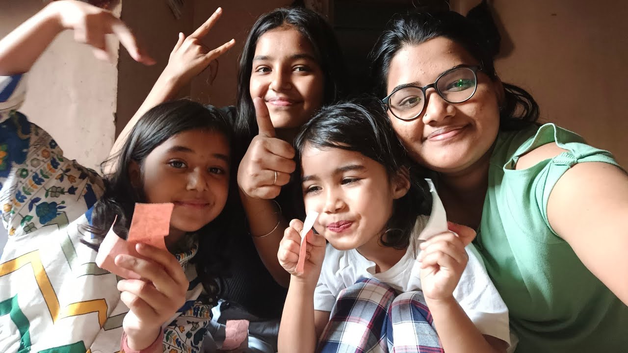 आज हम बहने खेलेंगे चौर-चीटी🥹और गोलू का दात टूट गया 🤦 Today We Sisters playing chor - chitti🥹