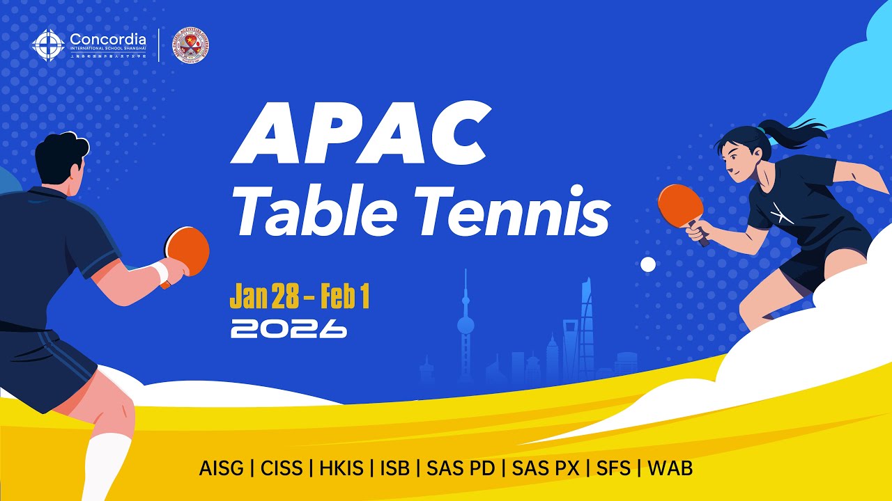 Concordia Shanghai - APAC Table Tennis 2026 01/29/26 Tables 25-32 (PC GYM)