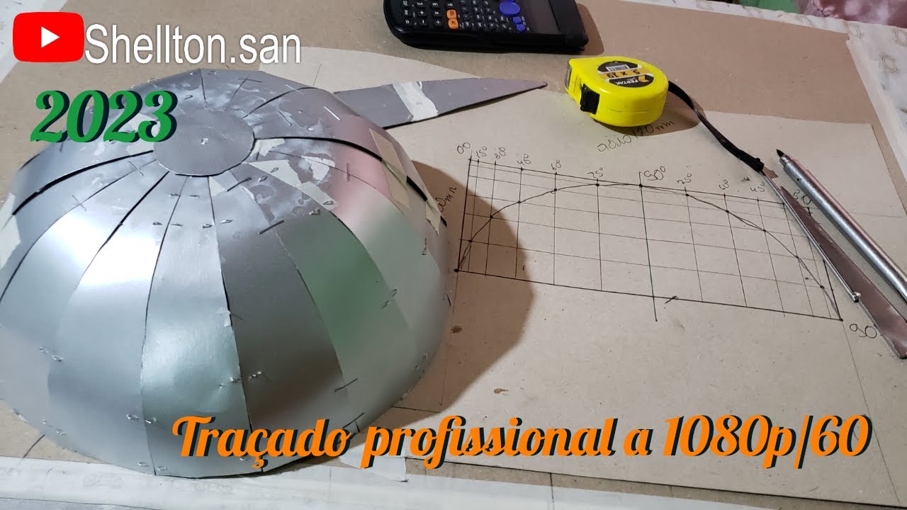Cálculos das coordenadas e traçado da Cúpula Elíptica perfeita