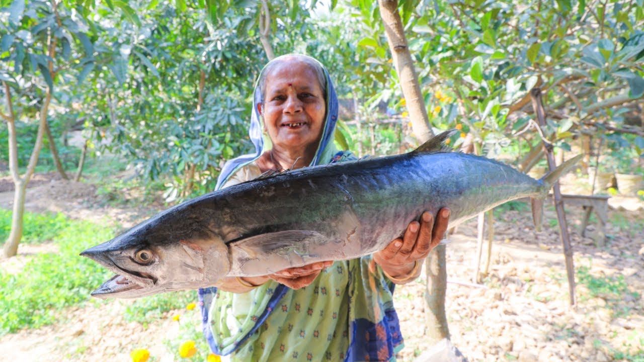 4 Kg Size Mackerel Fish Fry | তাওয়াতে মসলা দিয়ে মেকরেল মাছ ভাজা |