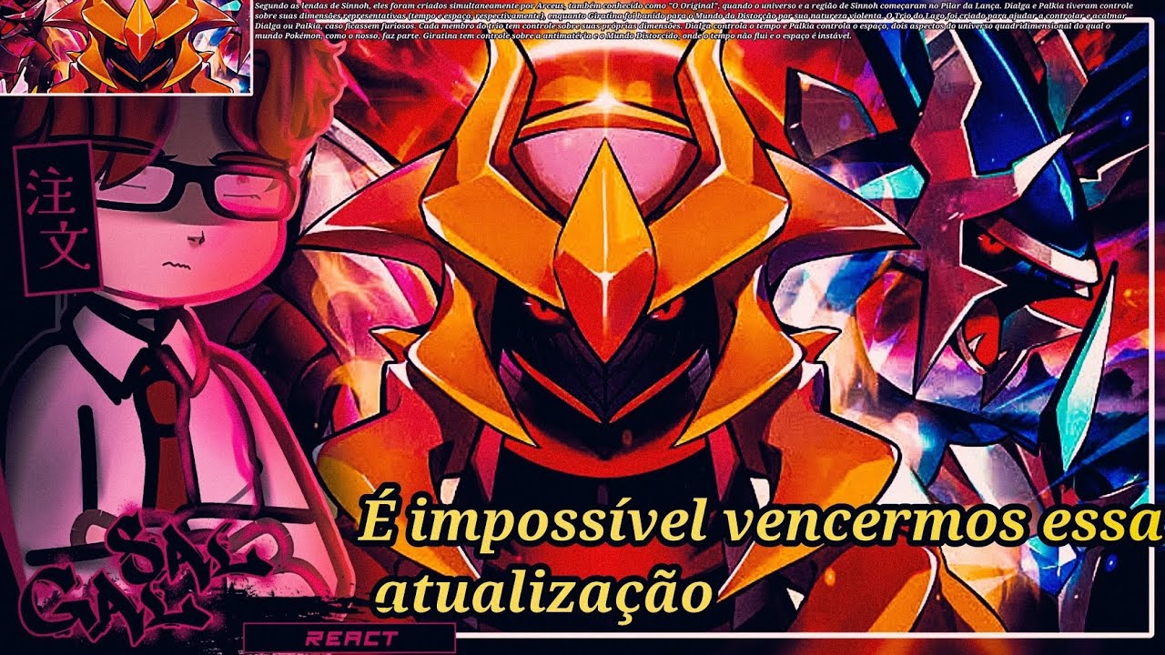🇧🇷 | The Player Hides His Past React ( Pokémon | Trio da Criação | @M4rkim )