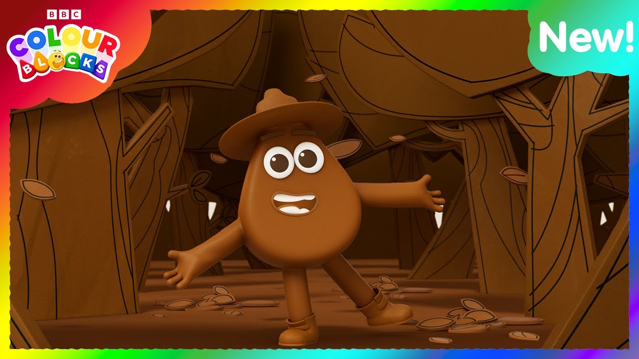 Brown | FULL EPISODE - S1 E22 | Learn Colours - Kids Cartoons | Colourblocks