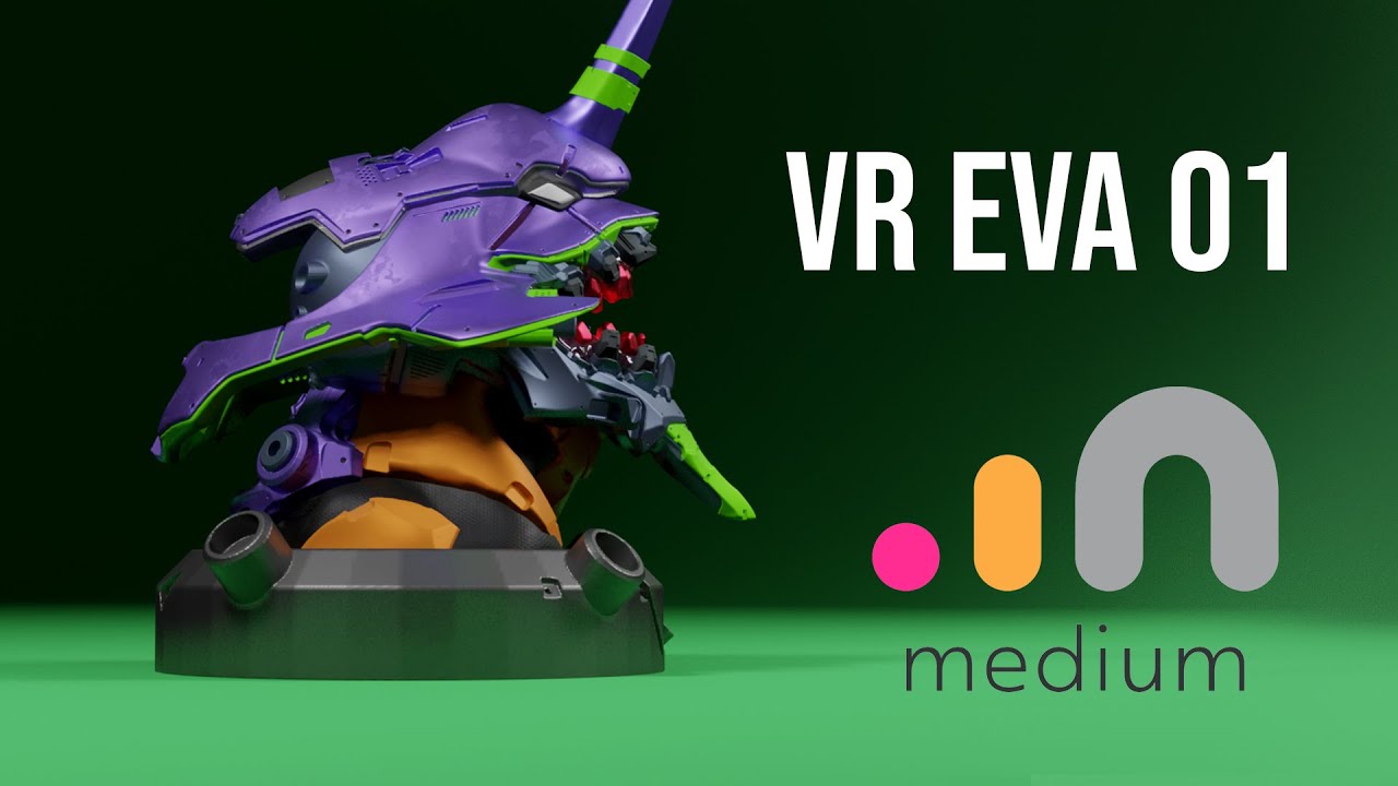 VR Sculpt EVA 01 - Medium by Adobe  Timelapse