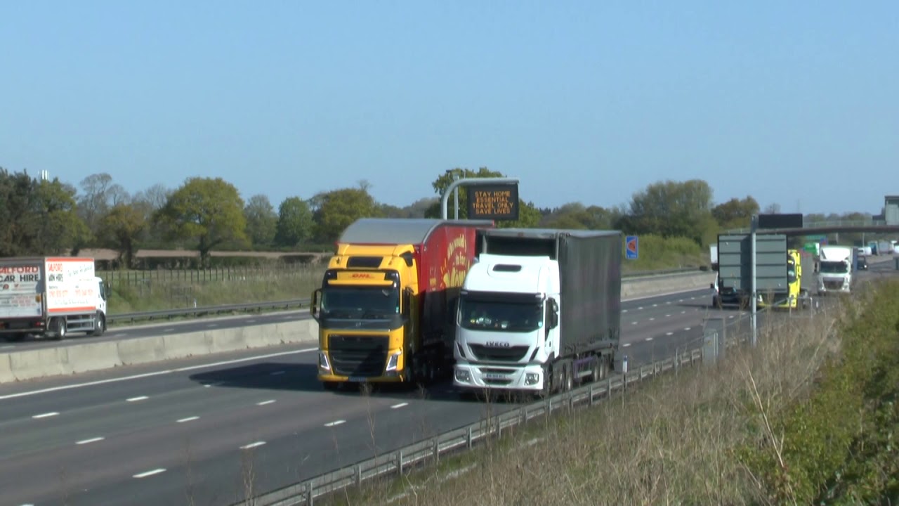 LORRIES M6 PLUMLEY CHESHIRE LOCKDOWN WK 5 Part One