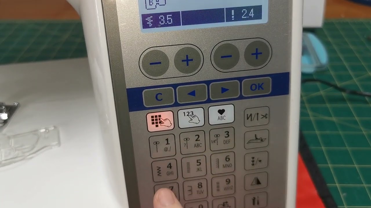 Juki DX5 ~ converting the throat plate to a single stitch hole