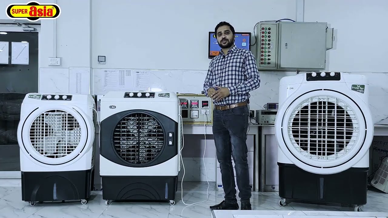 Super Asia ECM-4600 Plus Inverter Air Cooler Testing & Features