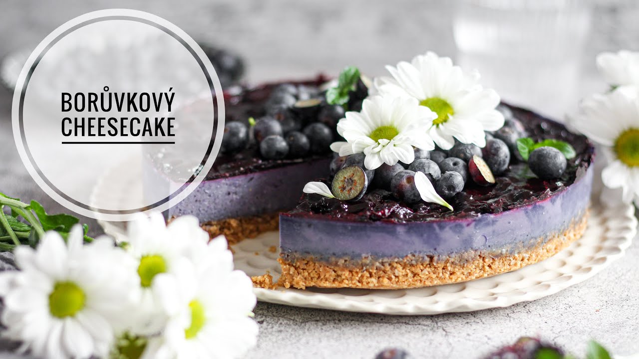 BORŮVKOVÝ CHEESECAKE | vegan | MaruškaVEG