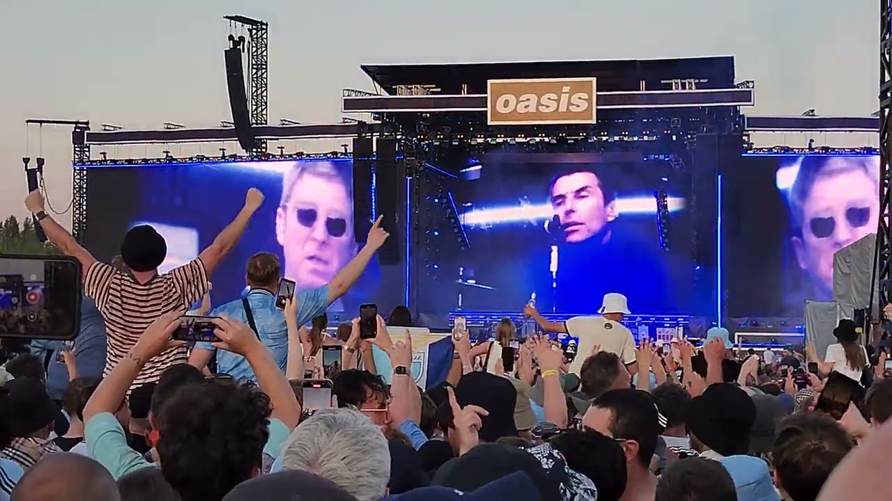[4K] Oasis – Slide Away (Live @ Heaton Park, 11th July 2025)