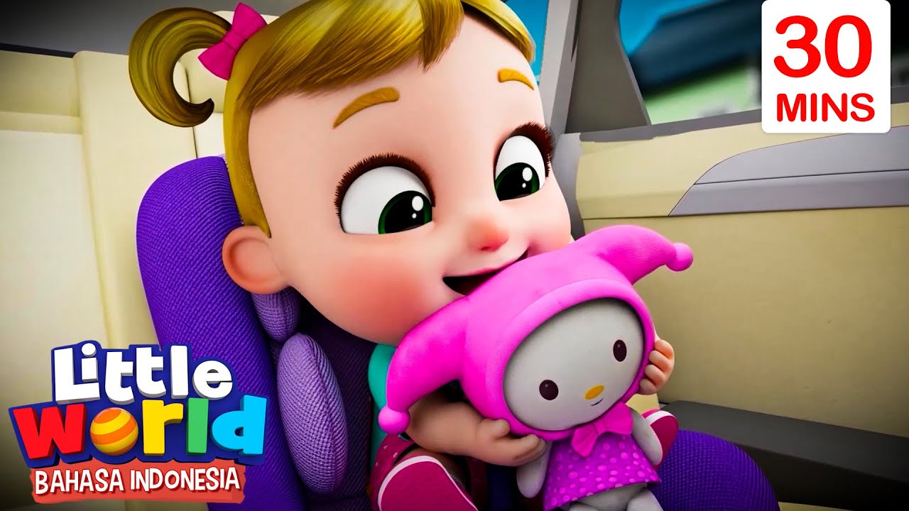Yuk Pakai Sabuk Pengaman | Little World Bahasa Indonesia | Kartun dan Lagu Anak