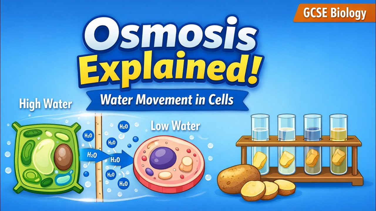 Osmosis Explained – GCSE Biology | Water Movement in Cells