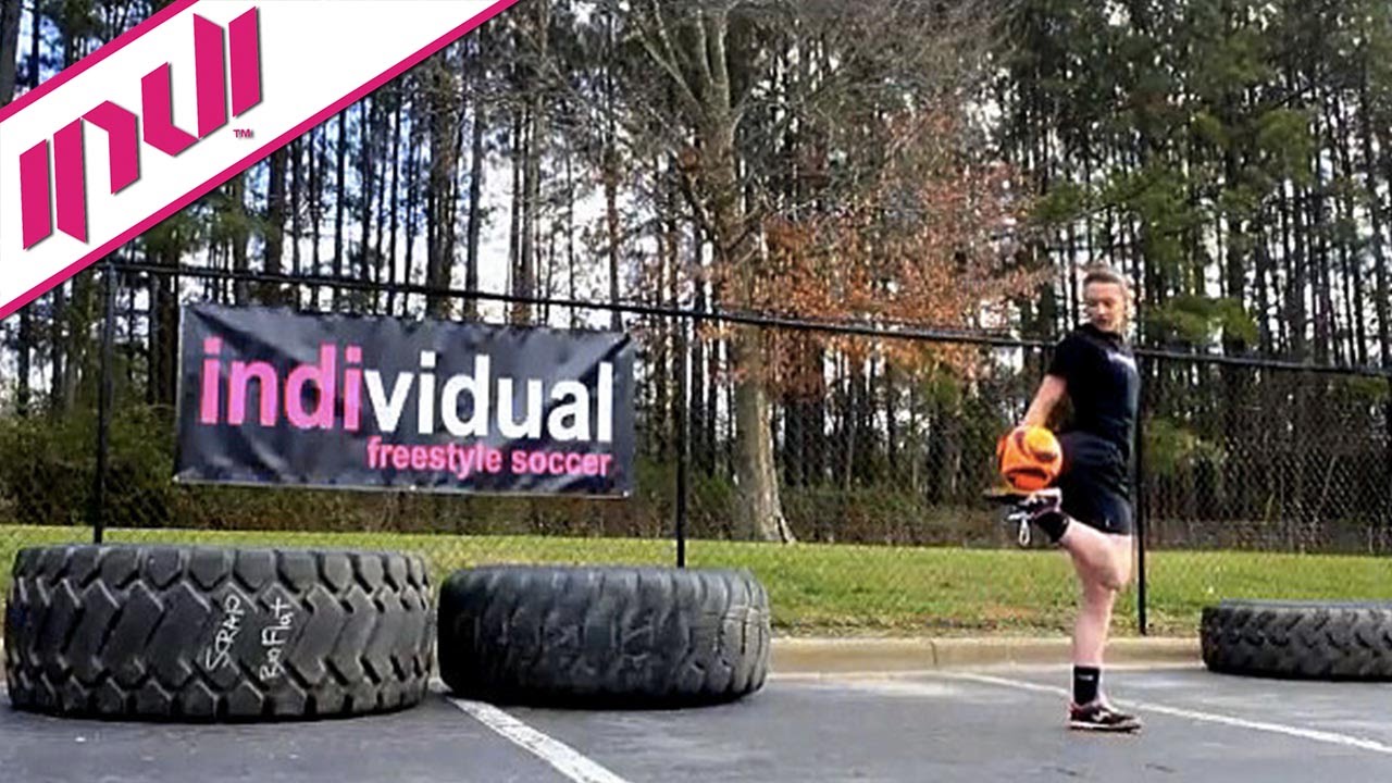 Freestyle Soccer on a Windy Day | Indi Cowie