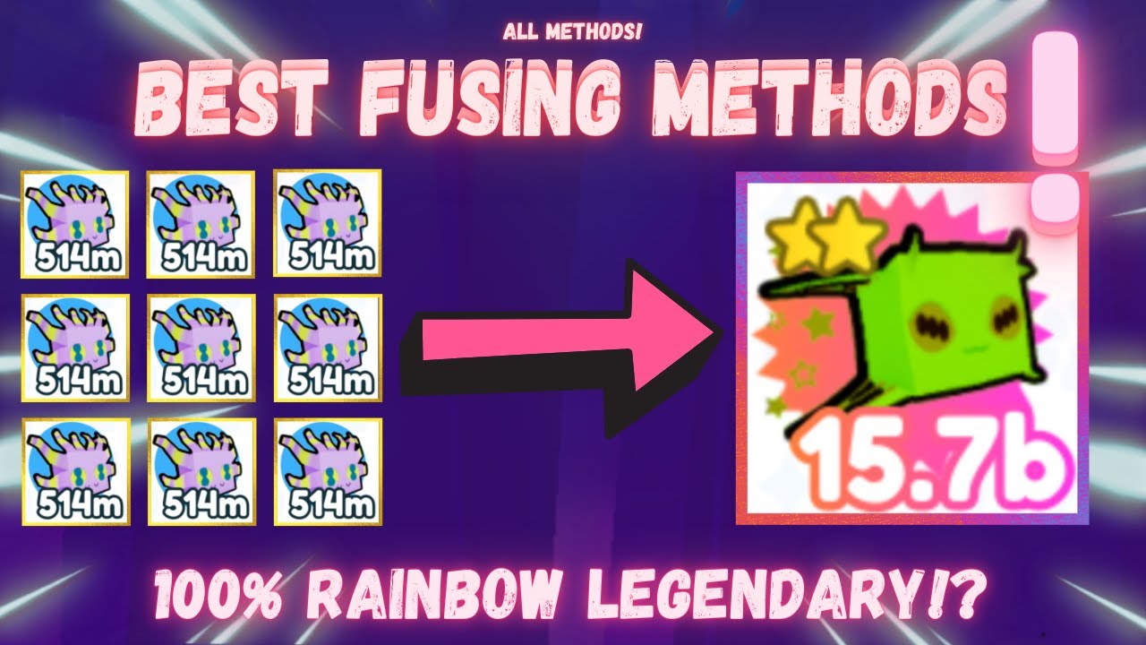 *BEST* FUSING METHODS FOR THE ALIEN UPDATE! | Pet Simulator X