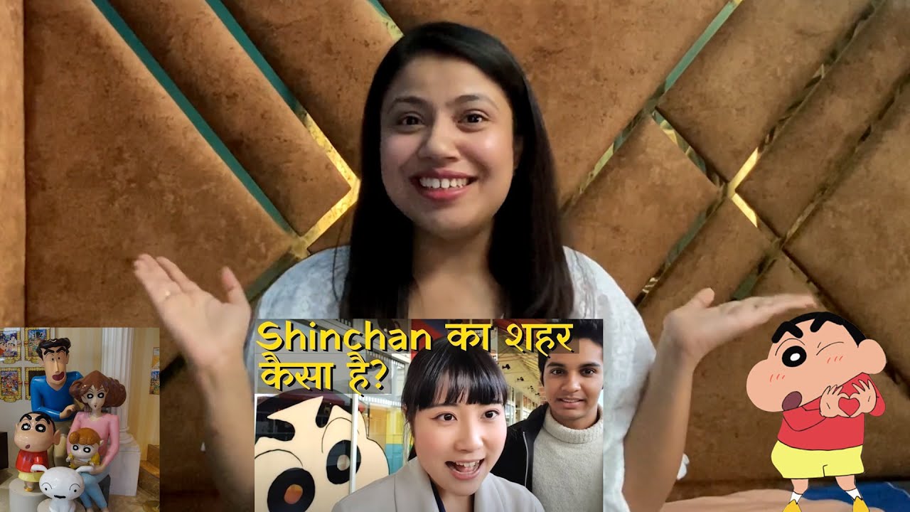 Shinchan reacting to Japan KASUKABE CITY  @मायो जापान Mayo Japan I Akanksha Sharma