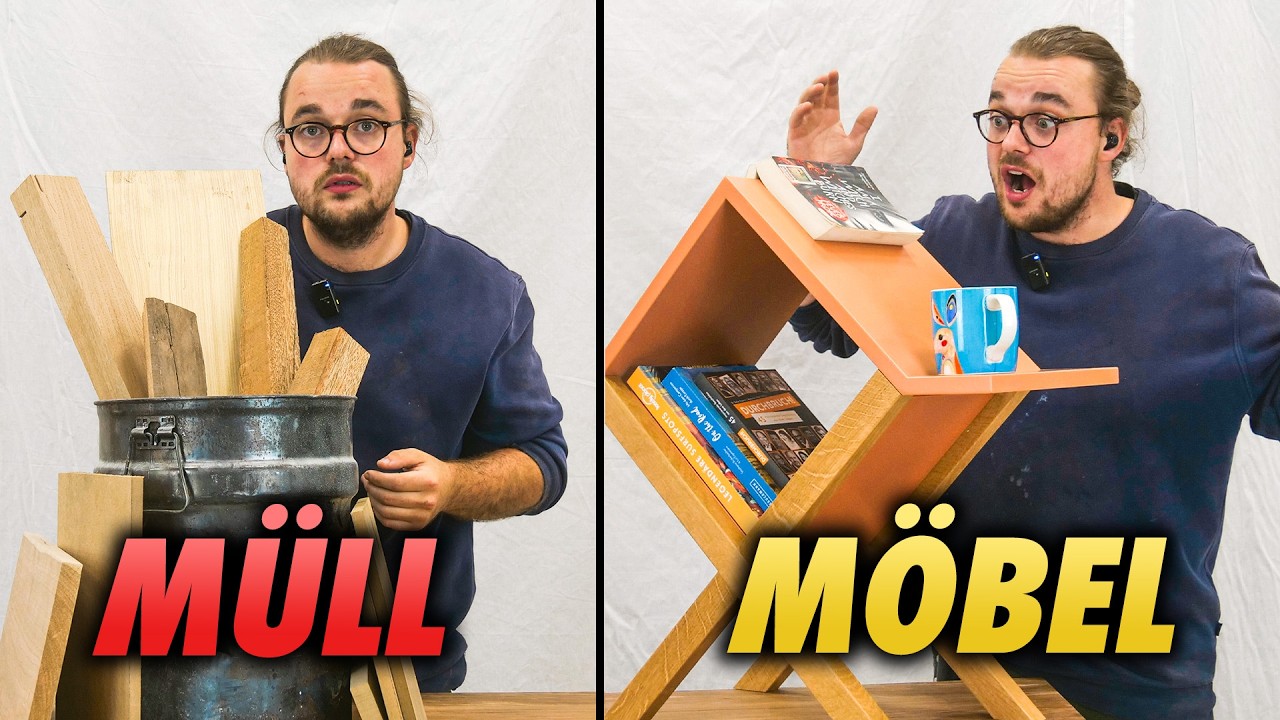 NIEMALS WEGWERFEN! Aus Müll baue ich dieses Möbel, das du lieben wirst!