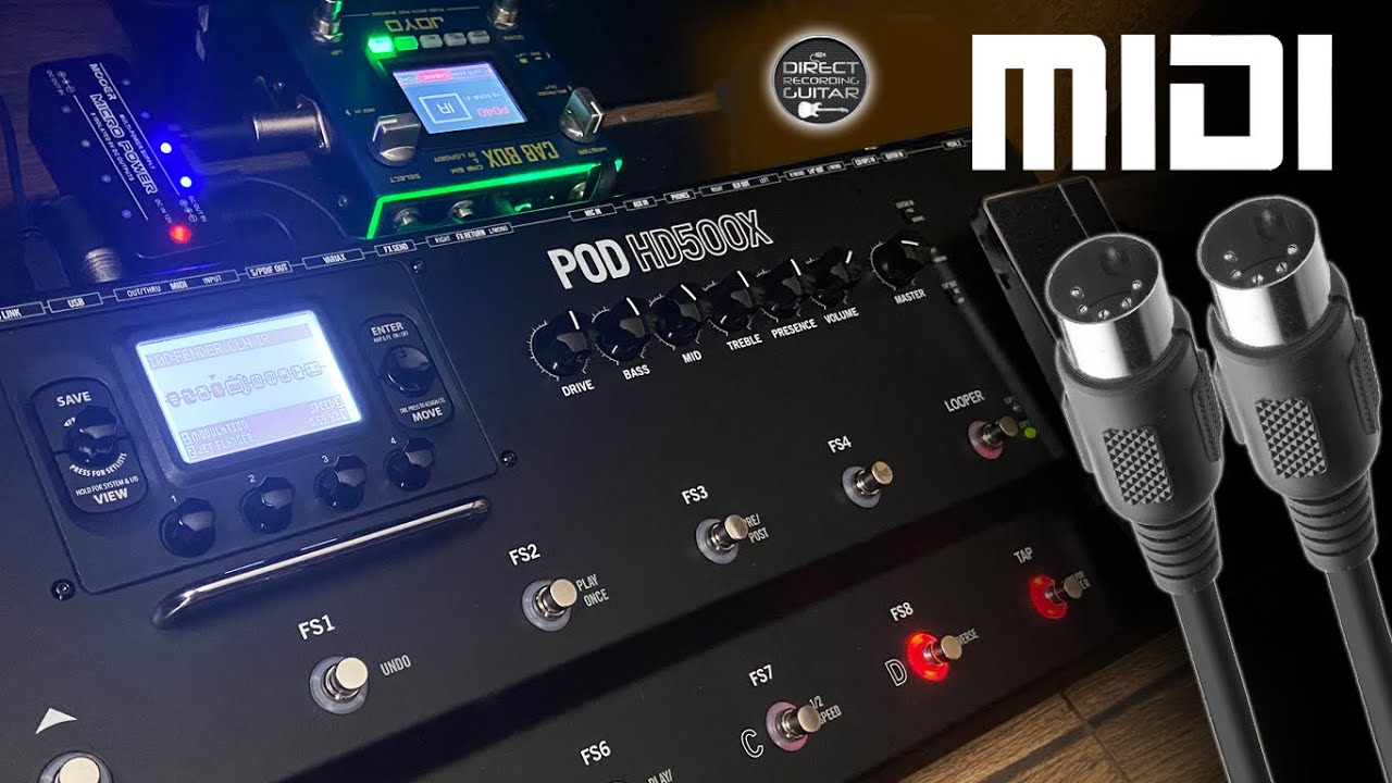 HD500X and Cab Box MIDI / Controlling Patches and IRs.