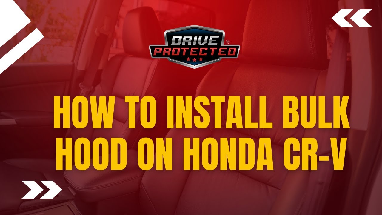 Как установить прозрачный бюстгальтер на Honda CR-V!