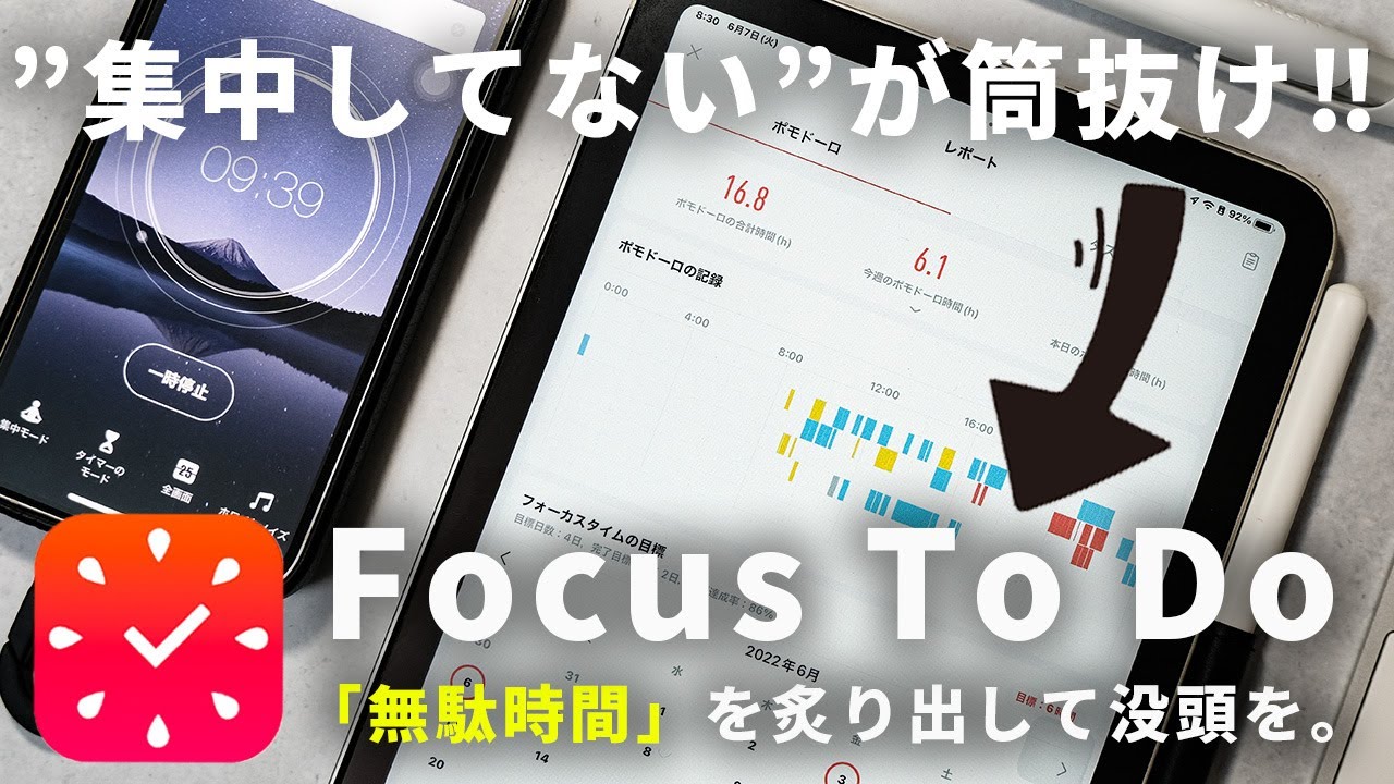 【iPad mini大活躍】”ムダ時間”ごっそり『Focus To Do』がエグい