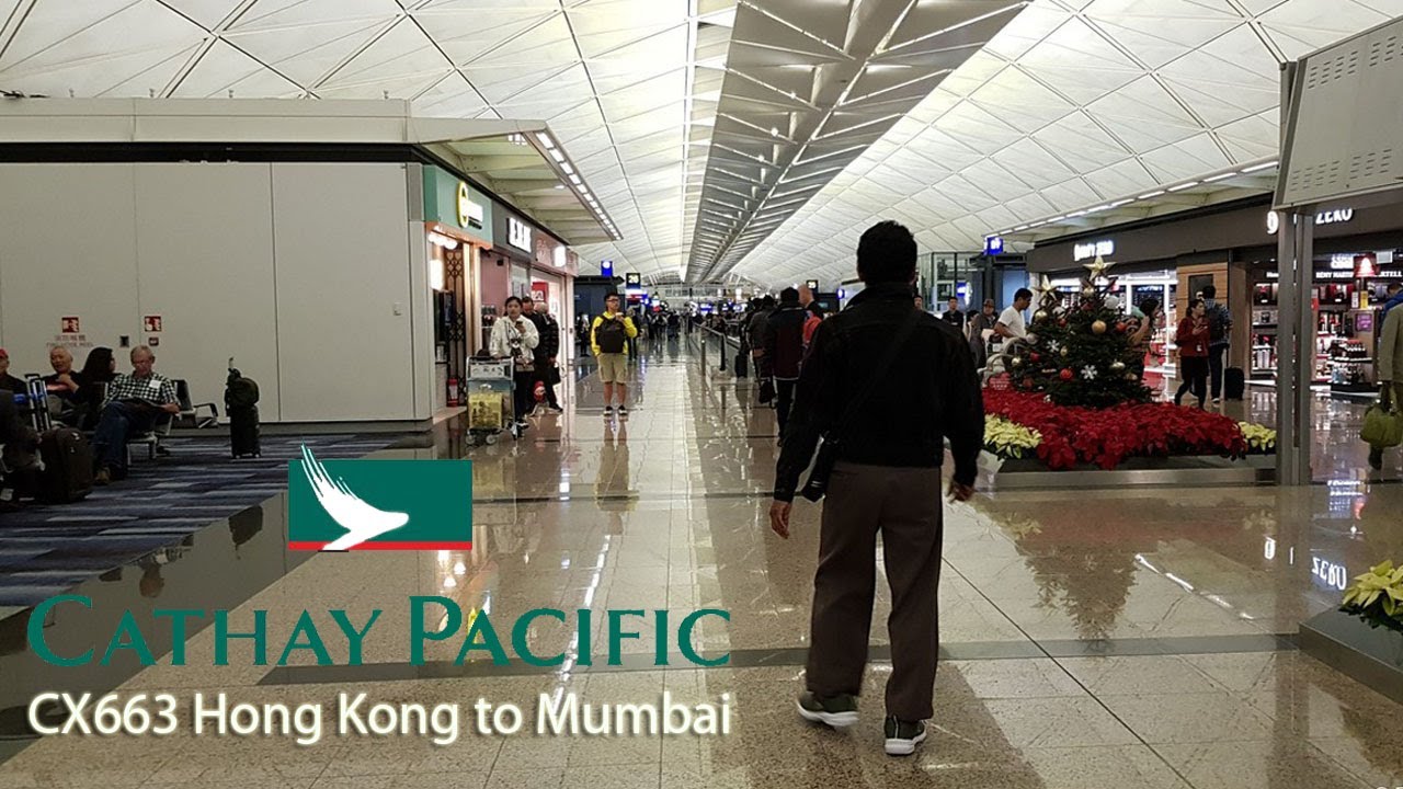Cathay Pacific CX663 Hong Kong to Mumbai