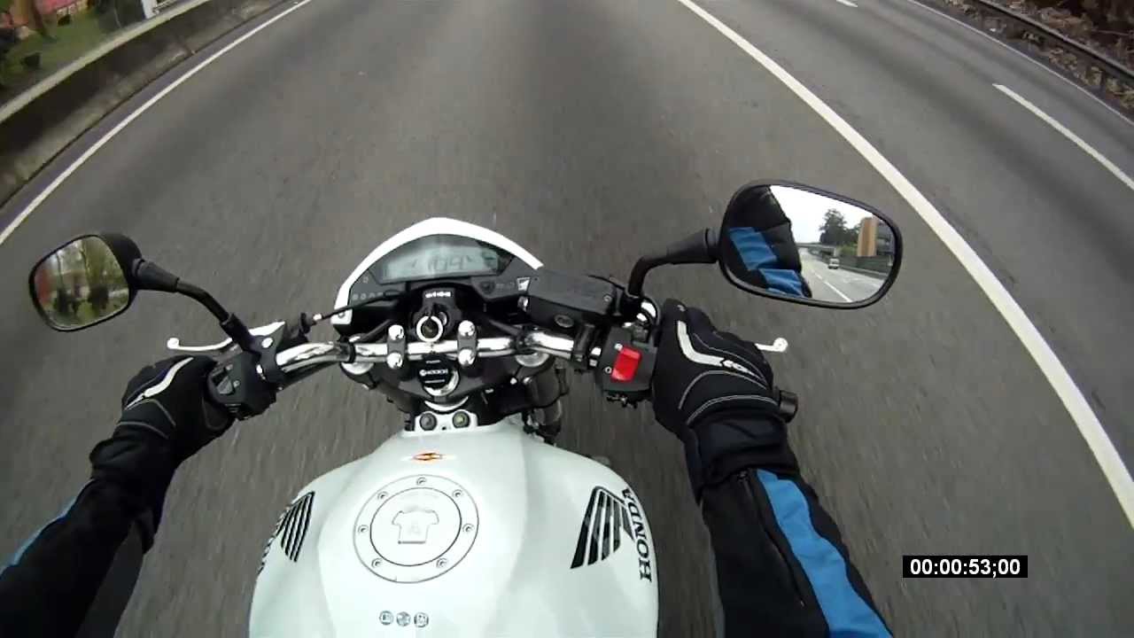 First kilometers on my new Honda CB600F Hornet 2012