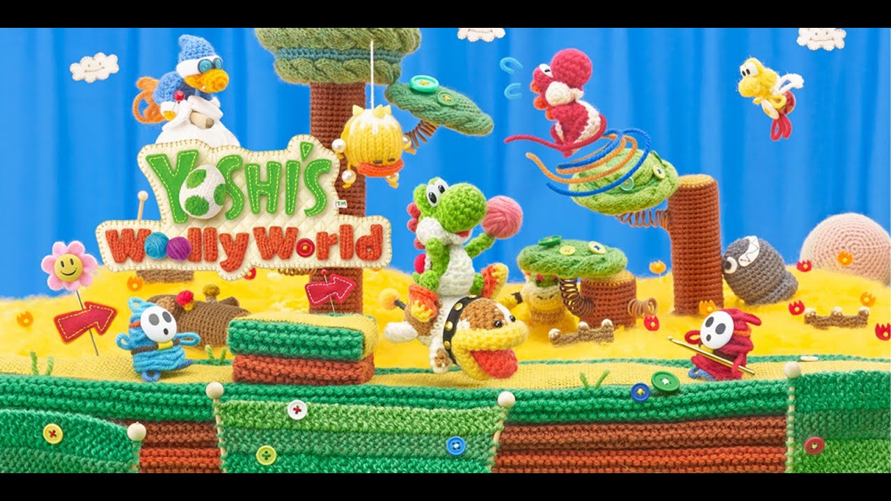 Yoshi's Woolly World #47 : Yoshi reste collé !!!!