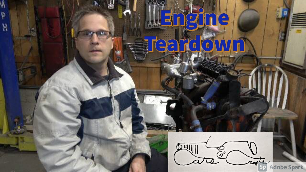 1951 MG TD Engine teardown
