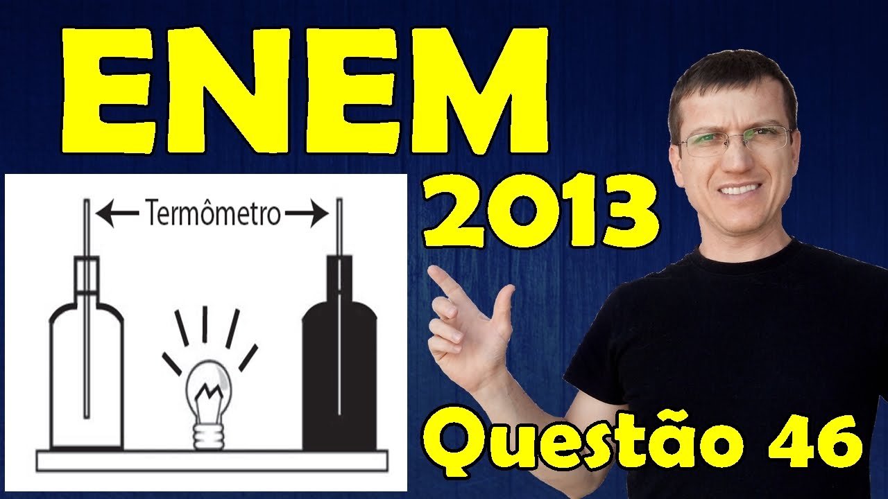 ENEM 2013 - Questão 48 resolvida (Caderno Azul) - Física - Termologia - Prof. Marcelo Boaro