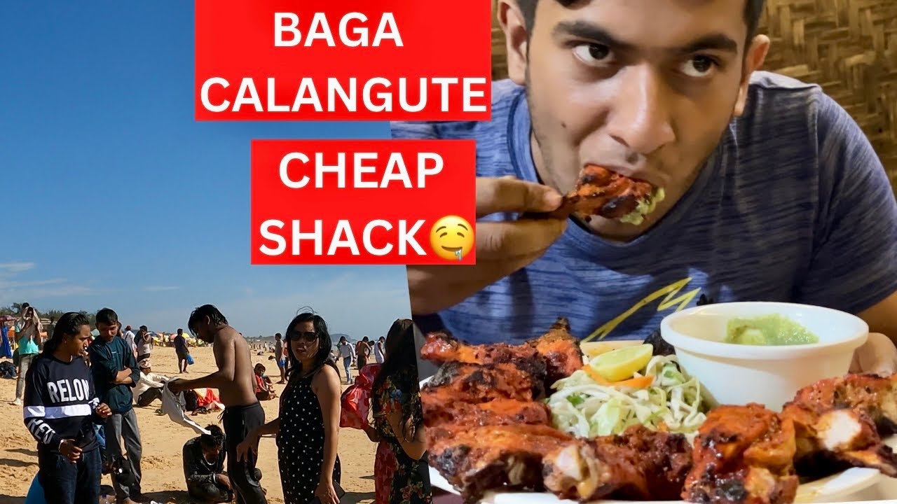 Baga Beach - Calangute Beach - Goa Current Situation - Restaurant Fast Food - Cheapest Shack
