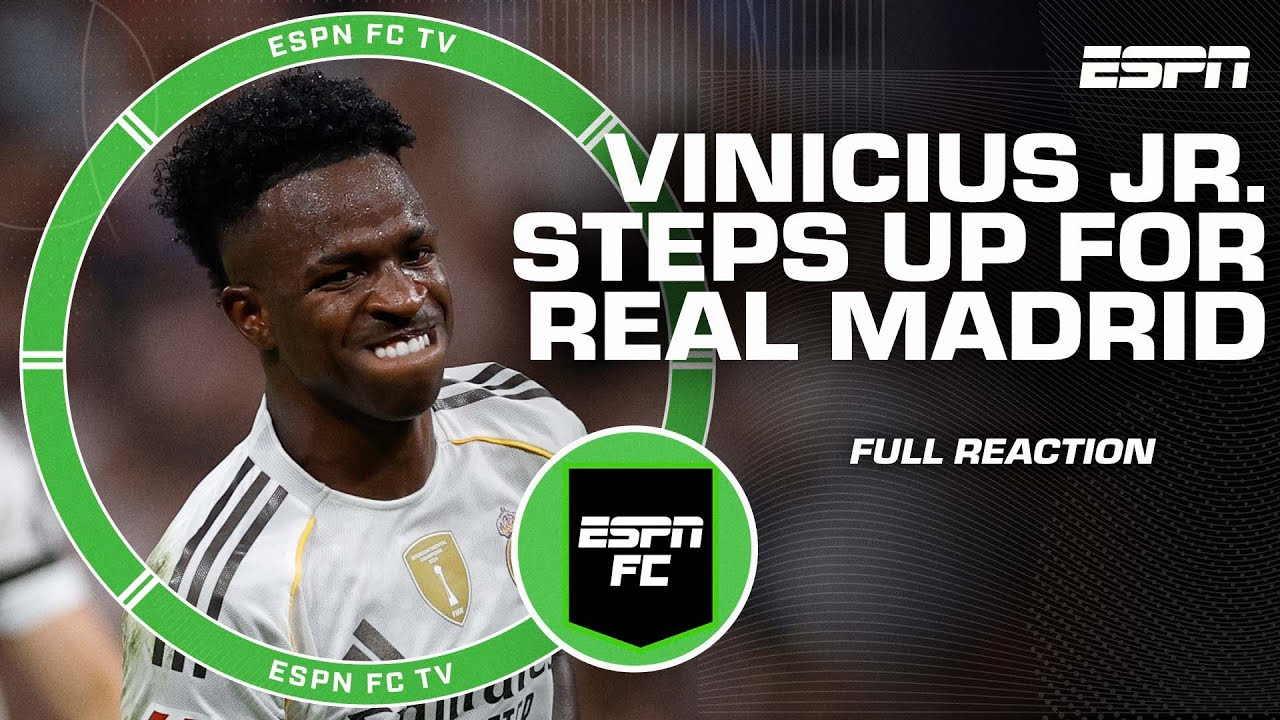 Real Madrid vs. Villarreal REACTION 😤 Vinicius Jr. was UNSTOPPABLE! | ESPN FC