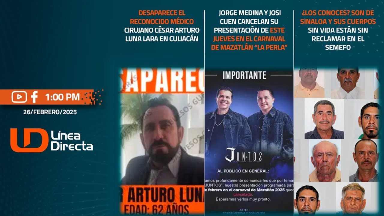 Desaparece el reconocido médico cirujano César Arturo Luna Lara en Culiacán