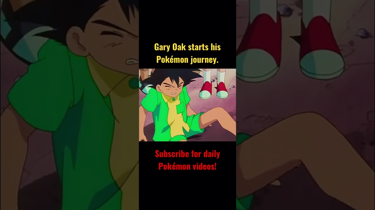 Ash meets Gary Oak