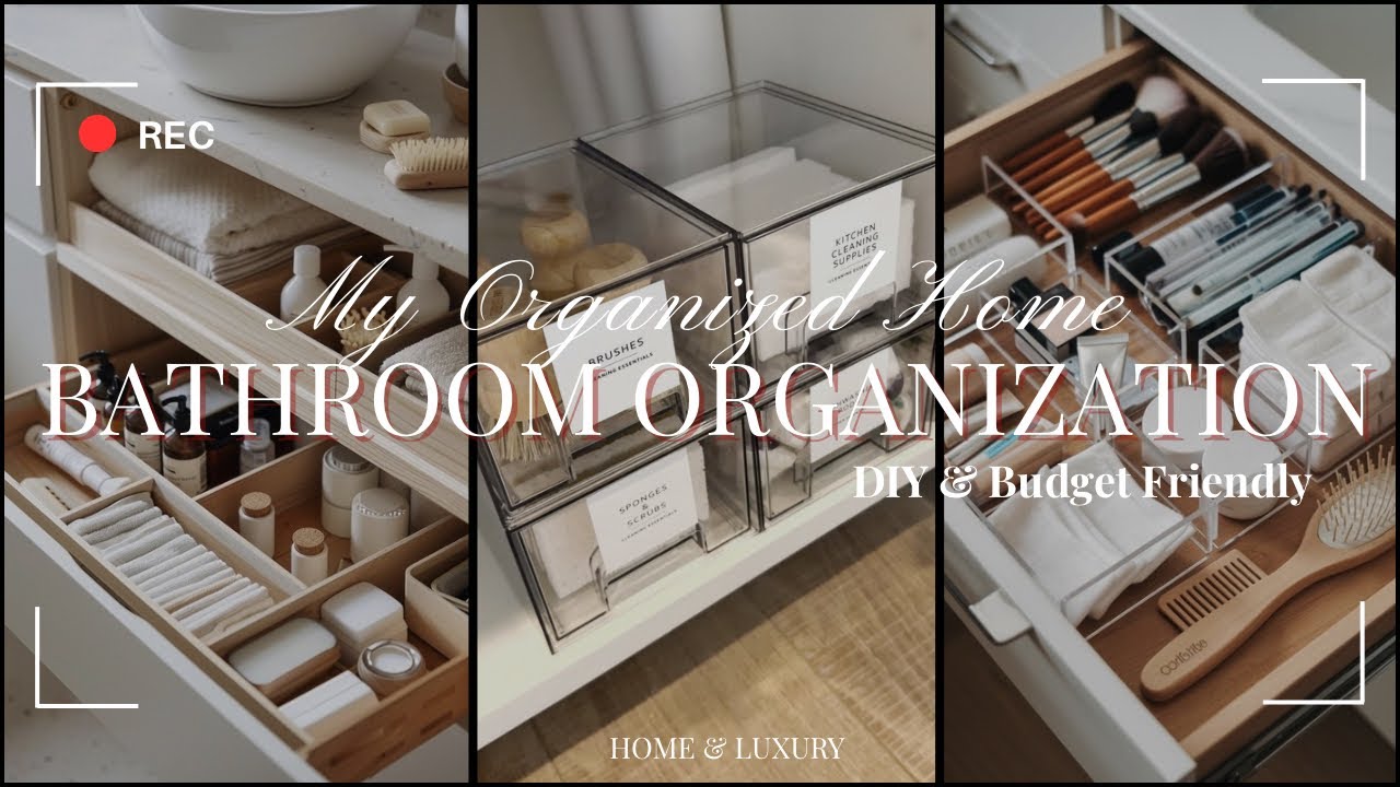 DIY Bathroom EASY Home Organization! NEW Amazon Home Finds! Modern & Renter Friendly IDEAS!