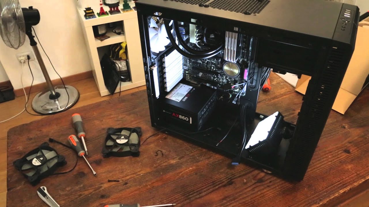 Fractal Design Define R4: Pc Build - Time Lapse - Silent Gaming PC / Workstation