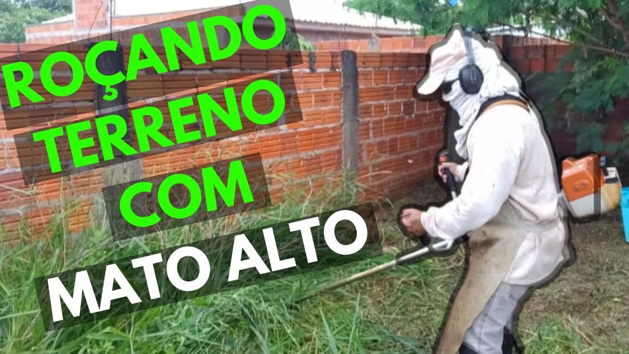 Rocei um Terreno com Mato Alto numa Residência - Dia Dia do Jardineiro