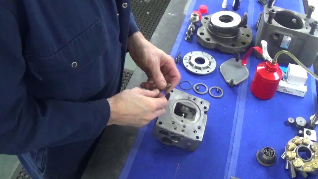 C.J. Plant Limited - Kawasaki K5V200DPH Hydraulic pump Strip Clean and Rebuild