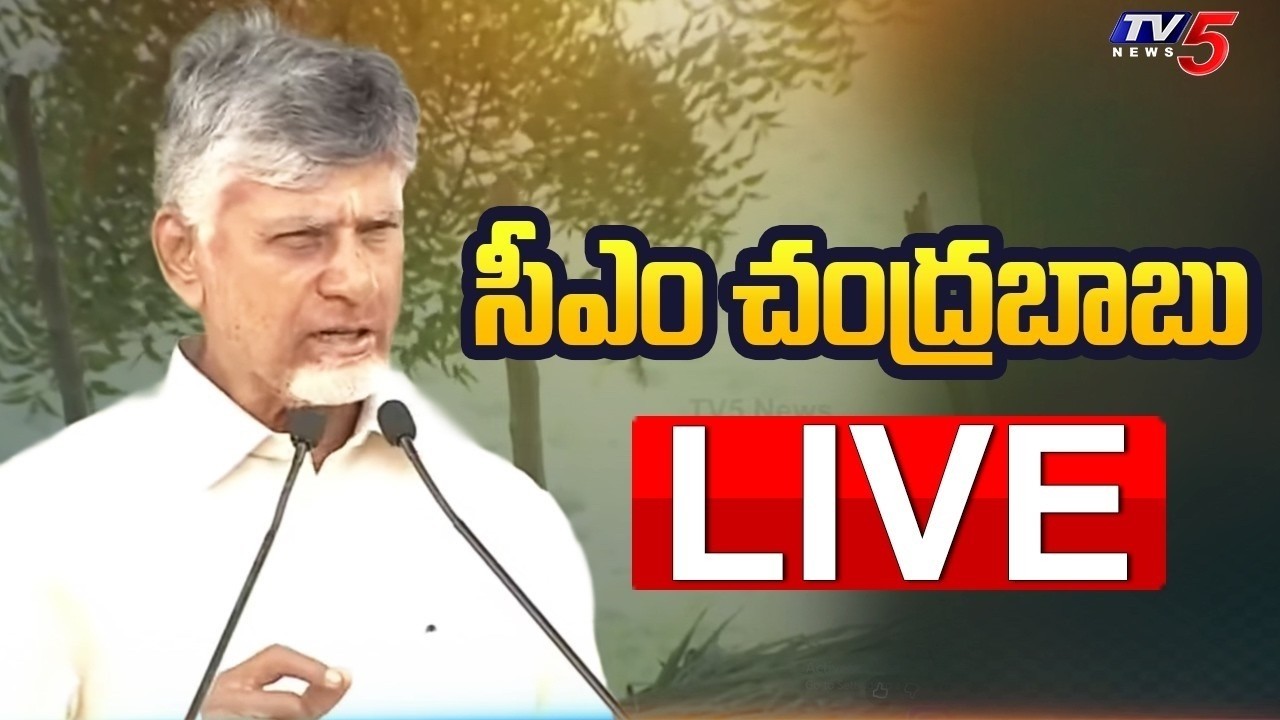 LIVE : CM Chandrababu Anakapalli Tour | Swarnandhra - Swachh Andhra Programme | TV5 News