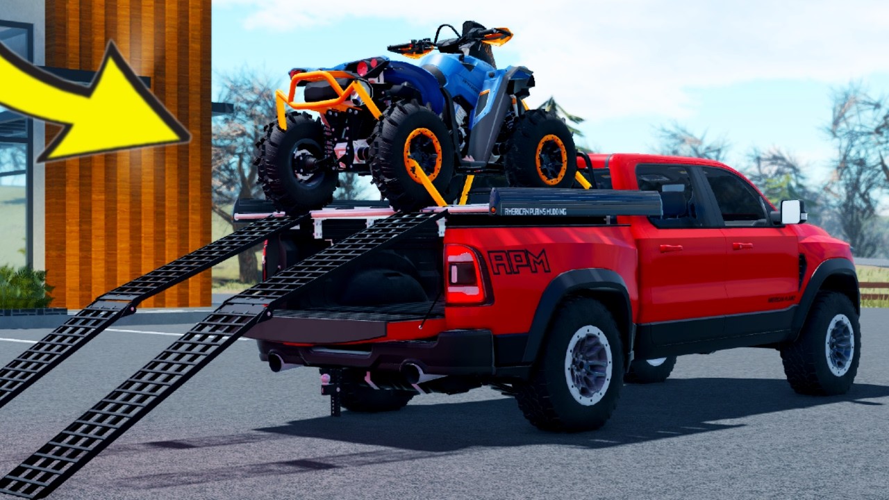 NEW APM UPDATE! (New ATV, Rack, Wheelies & MORE) Roblox American Plain's Mudding