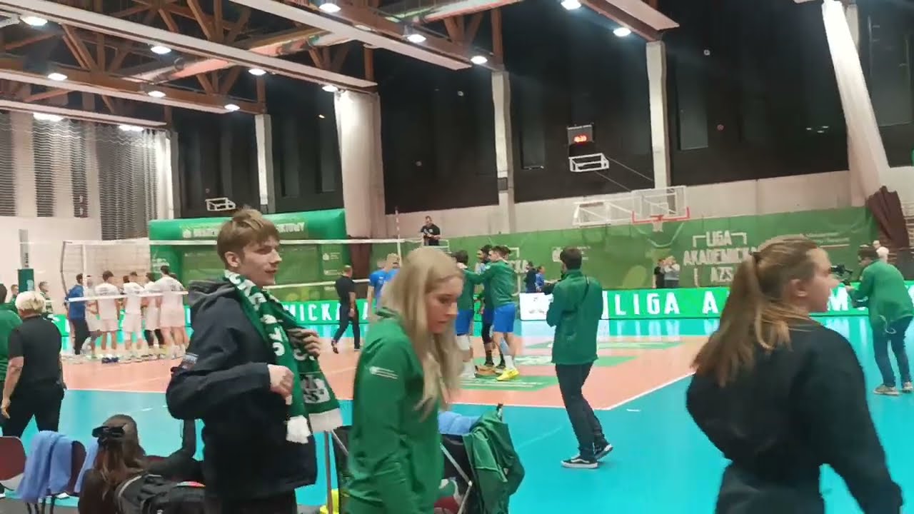 Liga Akademicka AZS Piłka Siatkowa AGH Kraków - MANS Warszawa Otatni Set 22.12.2024