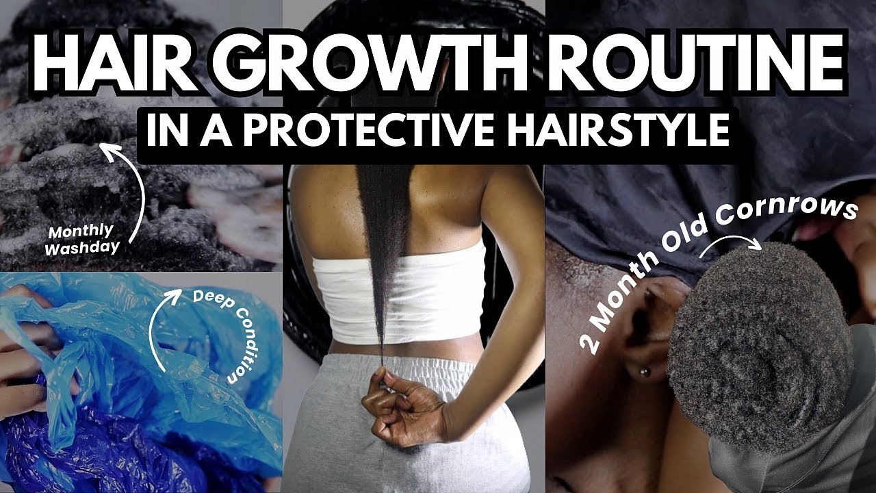 Monthly, Weekly and Daily Hair Routine | 4c Natural Hair Growth Challenge | South African YouTuber