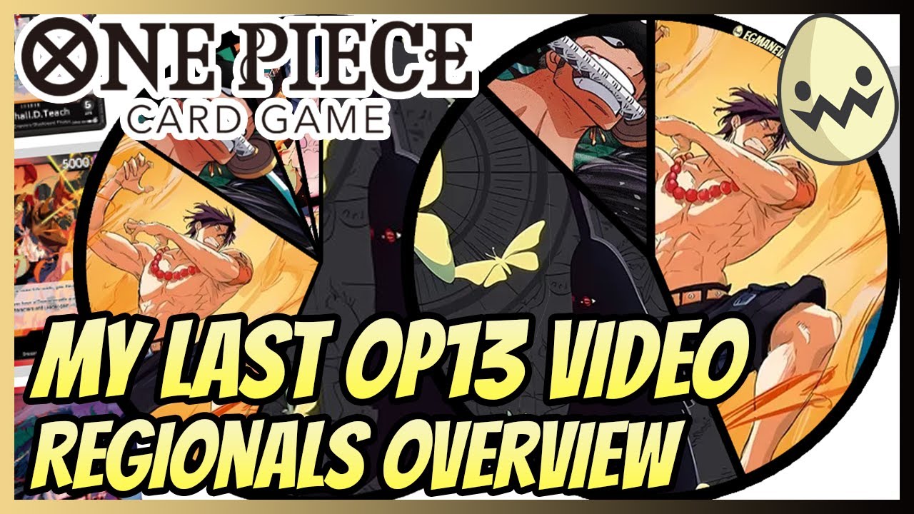 Карточная игра One Piece: Моё последнее видео о мете OP13. Региональный обзор и списки колод.
