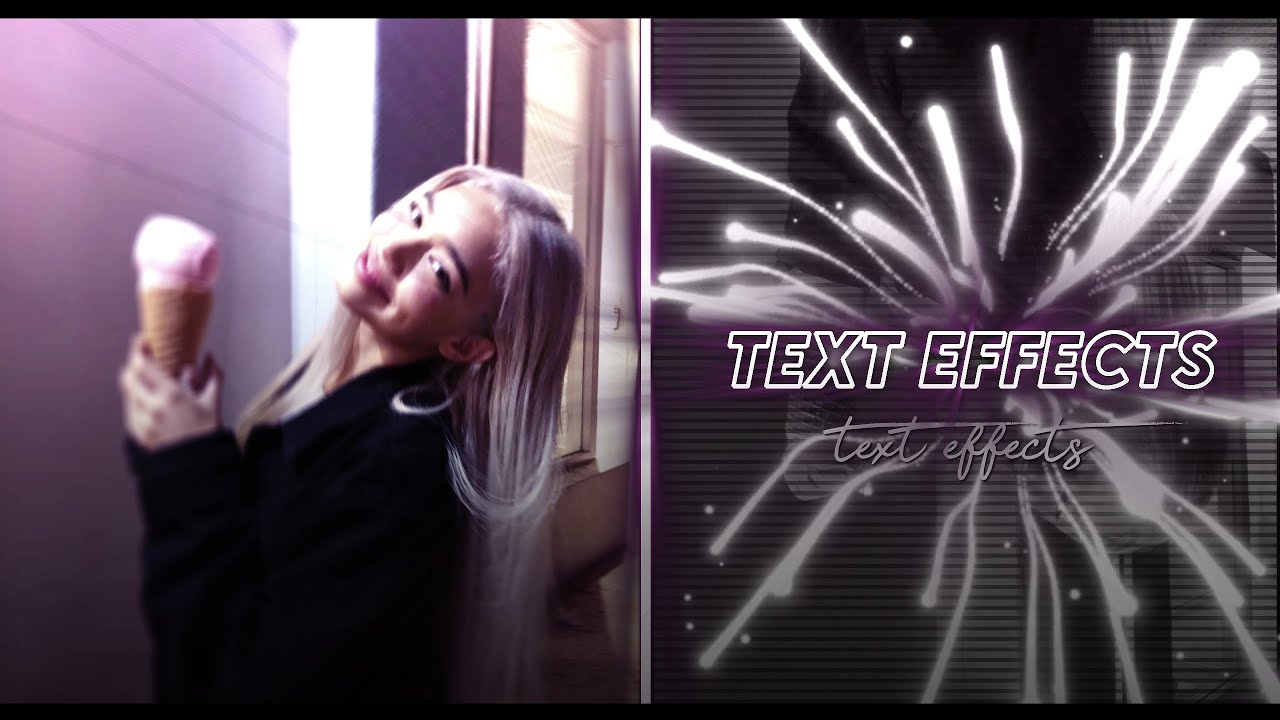 some text effects on alight motion [ tutorial ]