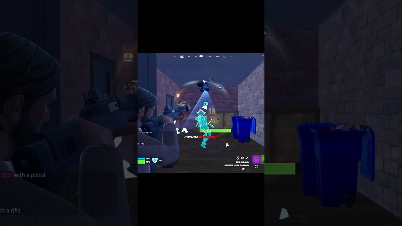 Fortnite Early Game You Can Run, but you Can't Hide