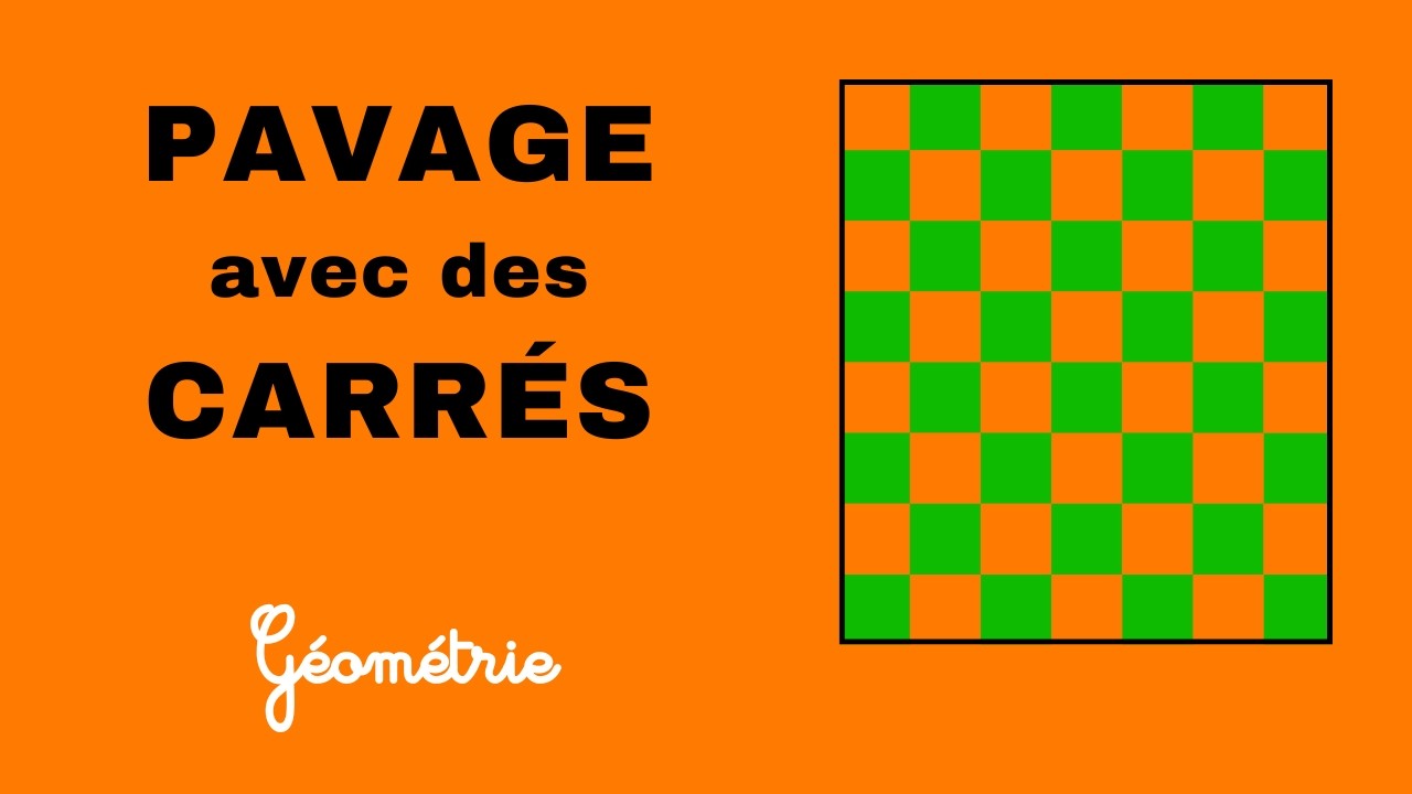 📐 Pavage avec des Carrés - Géométrie - JEUX #3 - [383]