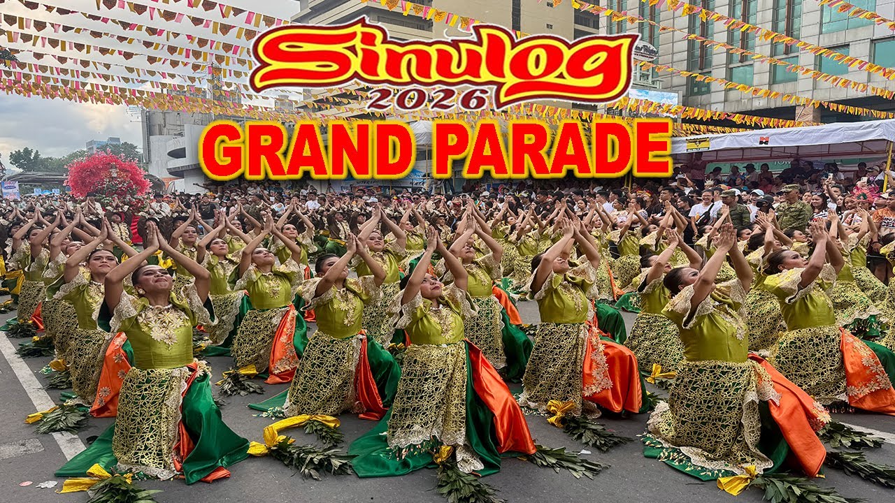 SINULOG FESTIVAL Grand Parade 2026 | PART 4 - CEBU CITY PHILIPPINES