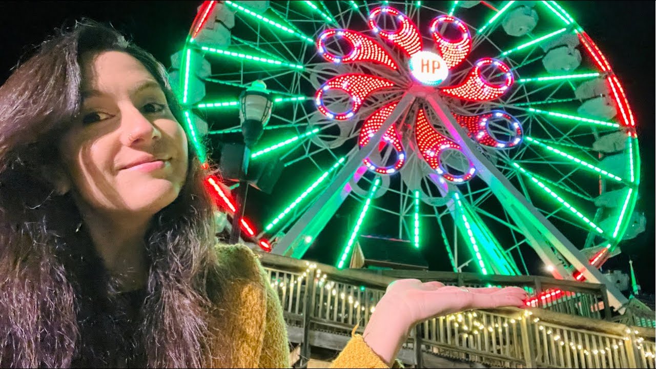 Hersheypark Christmas Candylane 2021 - OPENING Night! Holiday Lights, Rides, and Music!