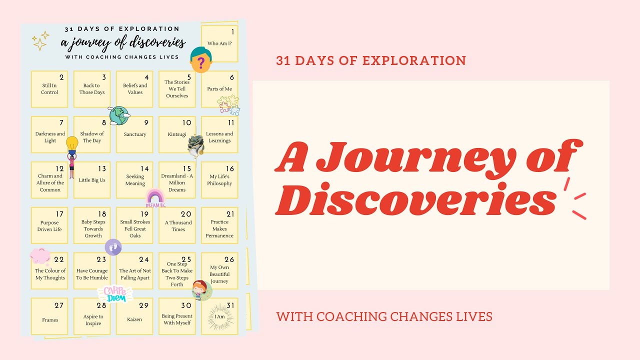 31 Days of Exploration - A Journey of Discovery [Turning Your Setbacks into Your Greatest Comebacks]