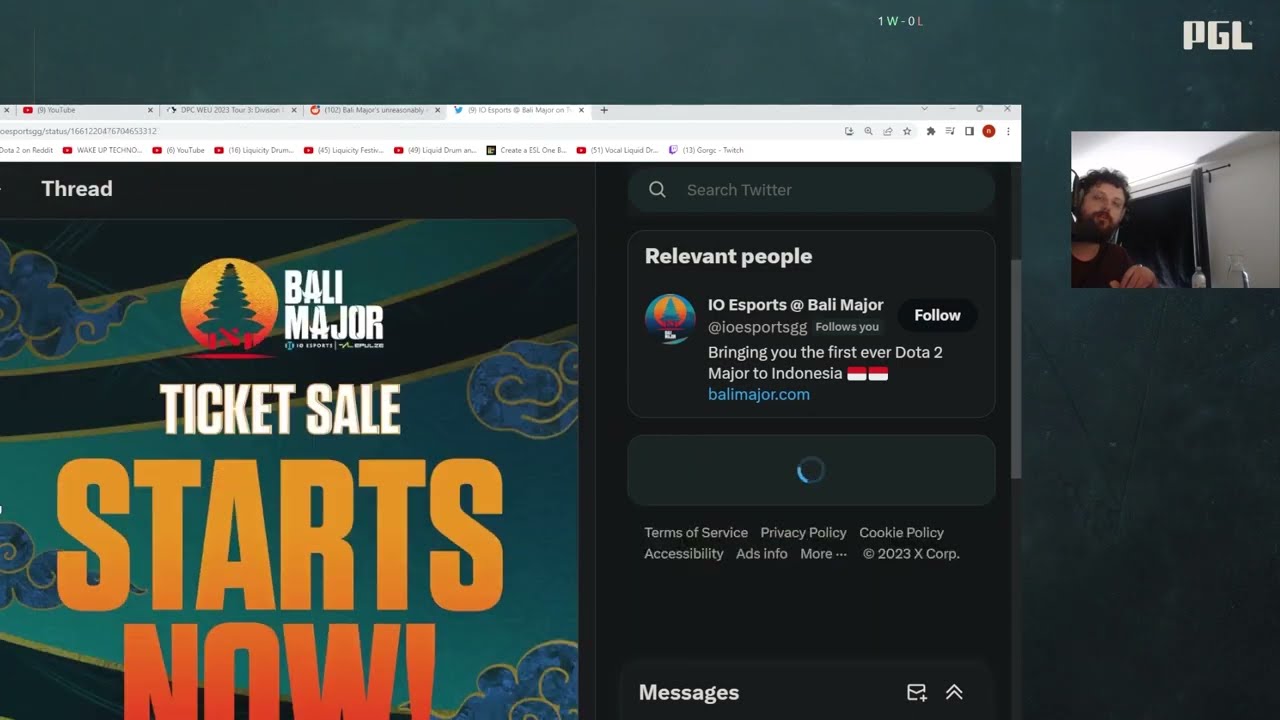 Gorgc on the Insane Bali Major Ticket Prices