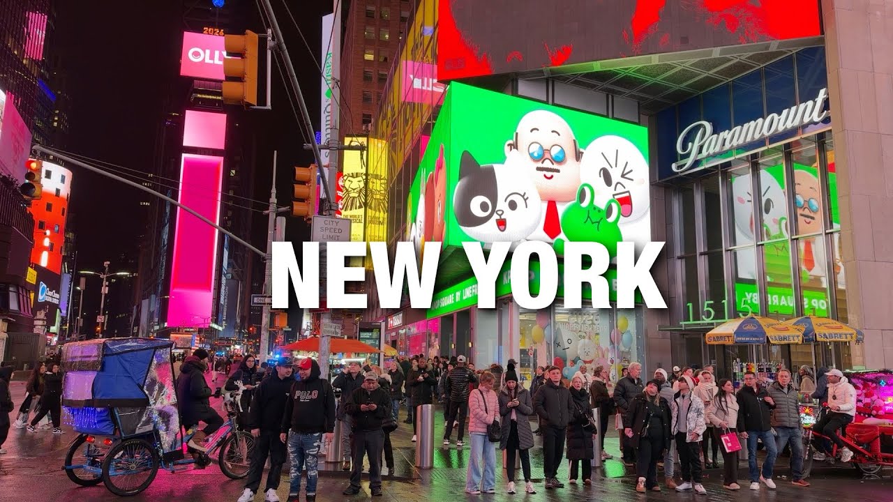 IRL New York City LIVE FREEZING Manhattan on Monday (January 19, 2026)