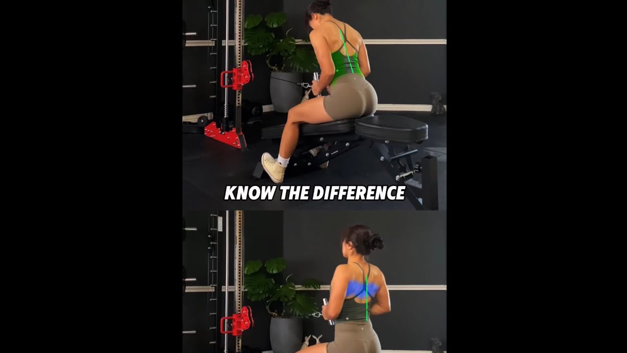 Seated Cable Row Know the Difference
