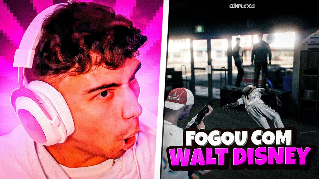 FOI QUERER FOLGAR COM WALT DISNEY, TODOS ACABARAM M0RREND0!!! (GTA RP) - LUCAS ZIEMLICH